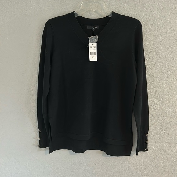 Cute high/low lightweight sweater - Picture 1 of 7